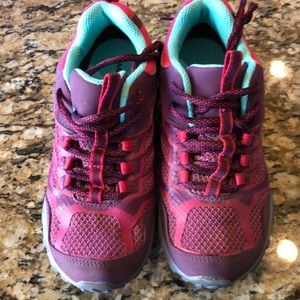 Merrell Kids Burgundy & Teal Trail Sneakers